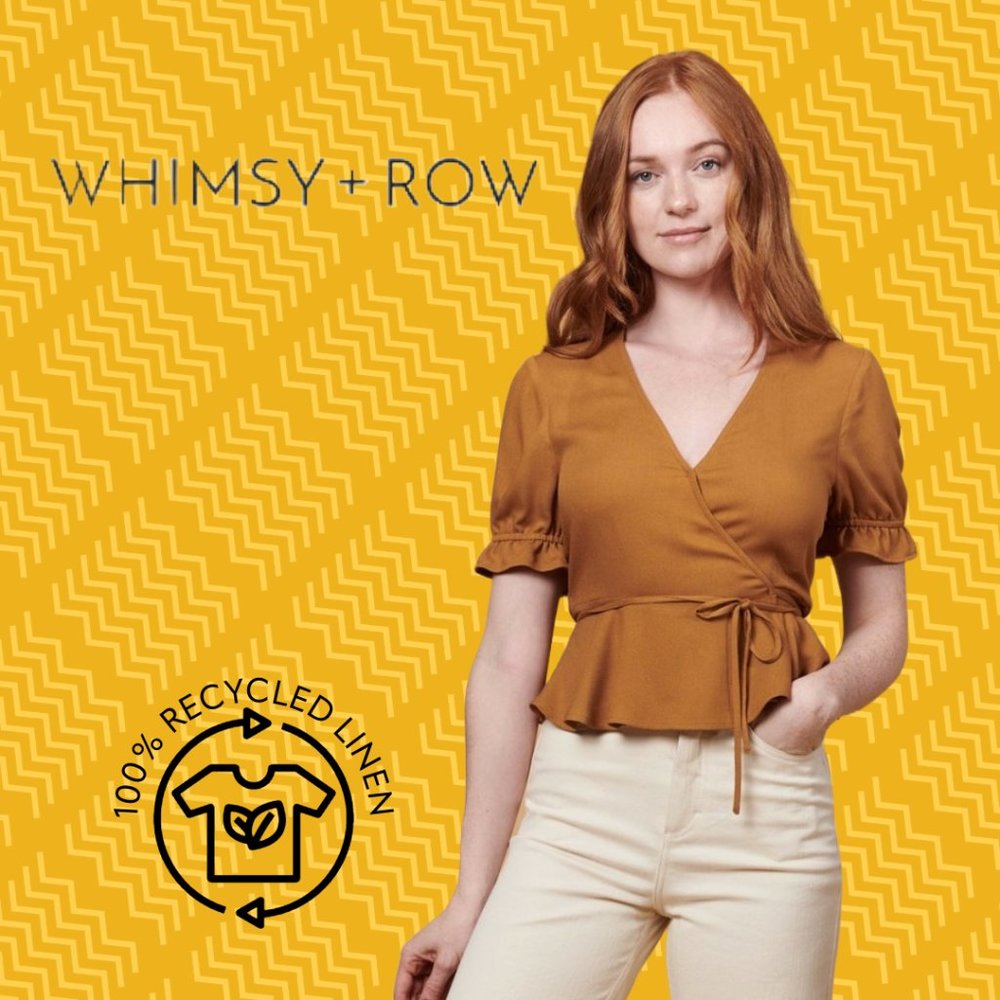 Whimsy + Row - Laura Wrap Top - Size M